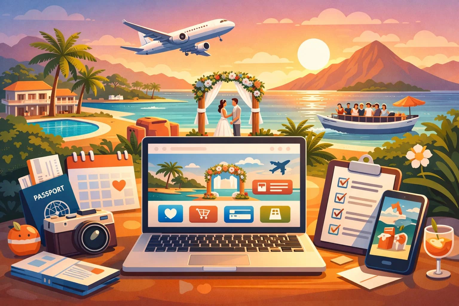 6 Best Destination Wedding Websites for Planners — and How to Add Guest Payments