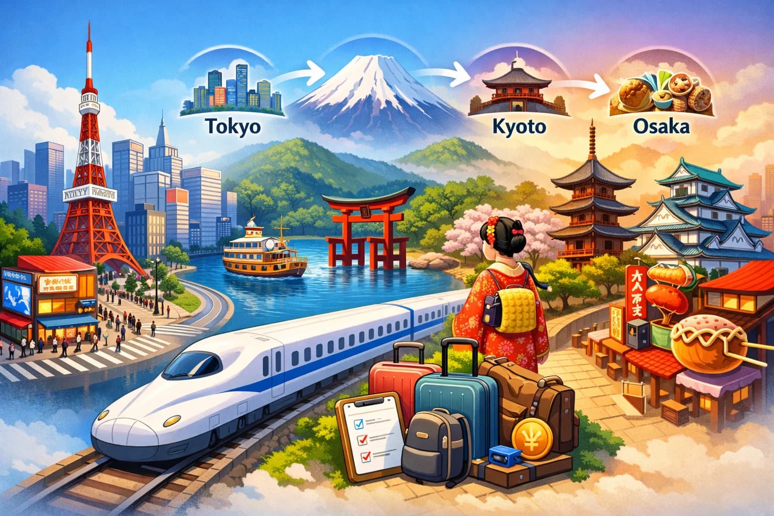 7-Day Japan Itinerary for First-Time Visitors