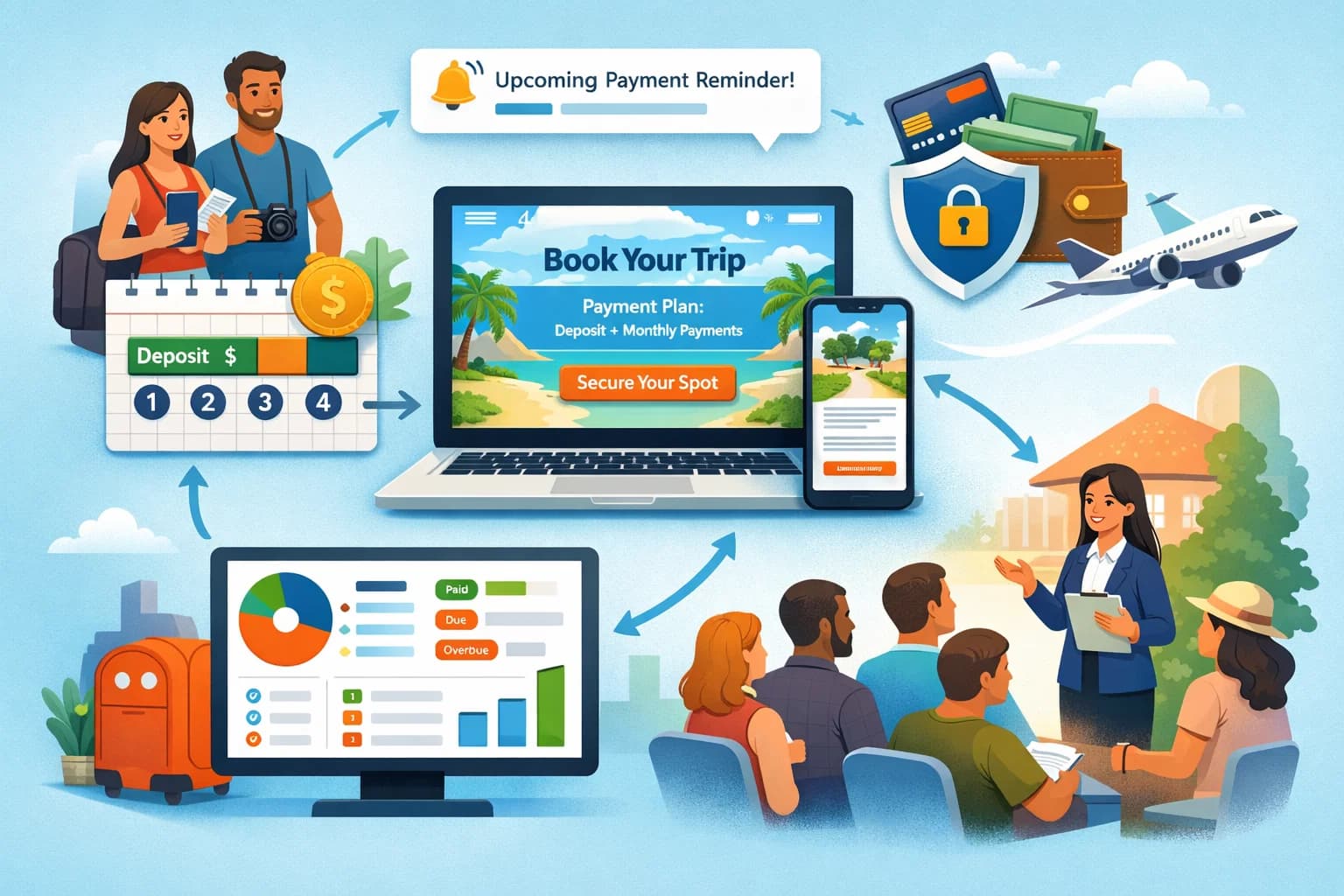 5 Best Travel Installment Payment Software for Retreat Hosts and Tour Operators