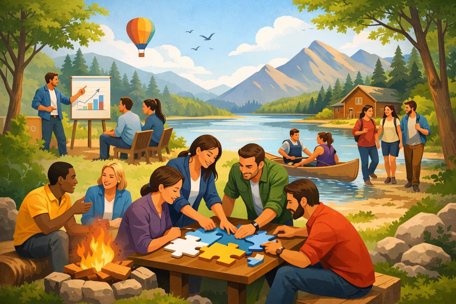 How a Corporate Retreat Helps Strengthen Team Unity