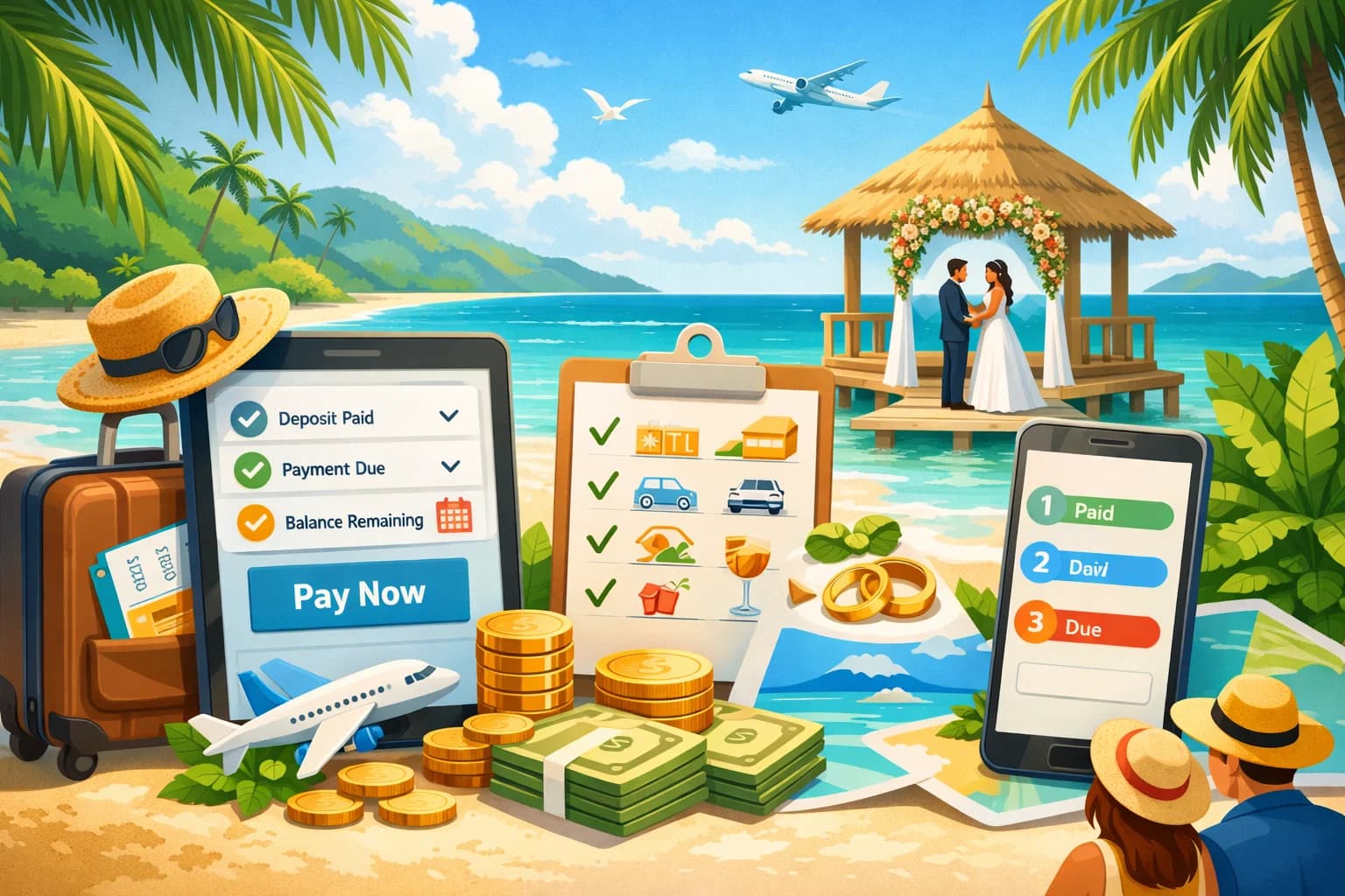 Group Payment Solutions for Destination Weddings: How to Collect Money Without Stress