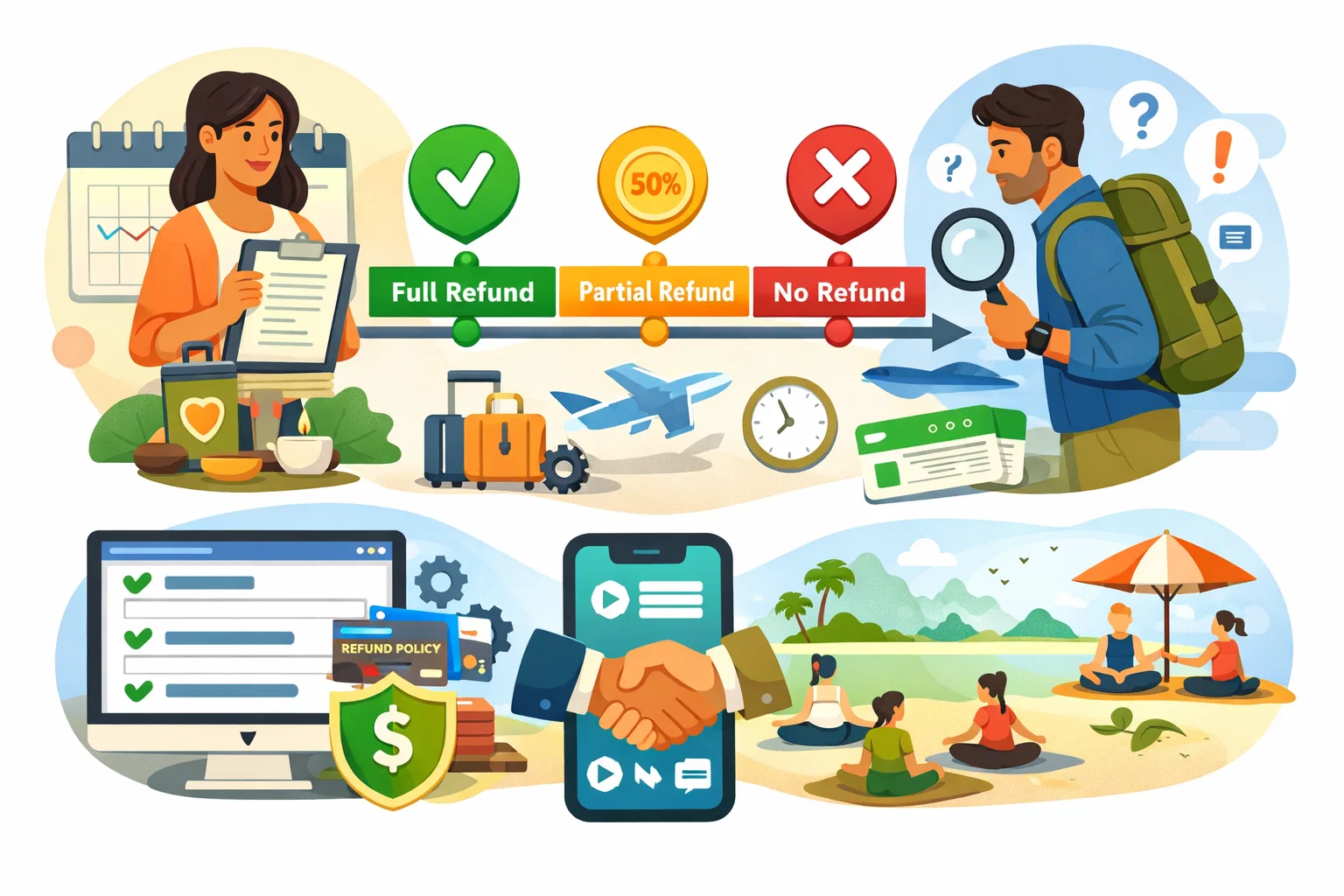 Retreat Refund and Cancellation Policies: What Hosts and Guests Should Know