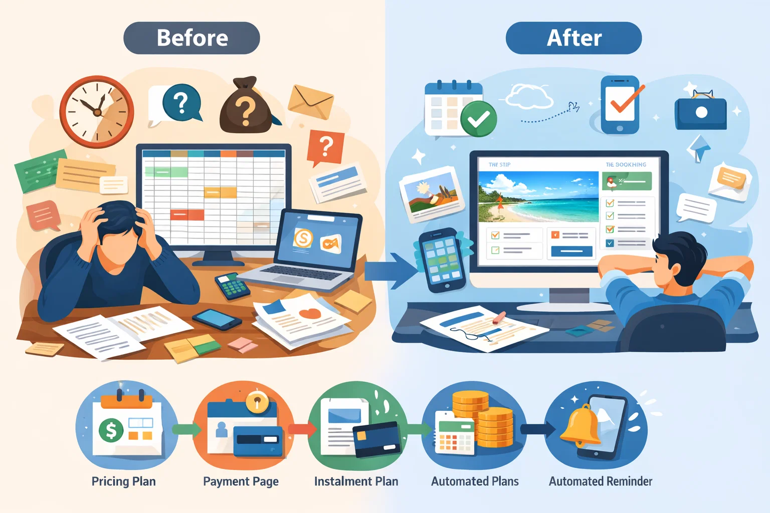 How to Manage Group Travel Payments Without Spreadsheets