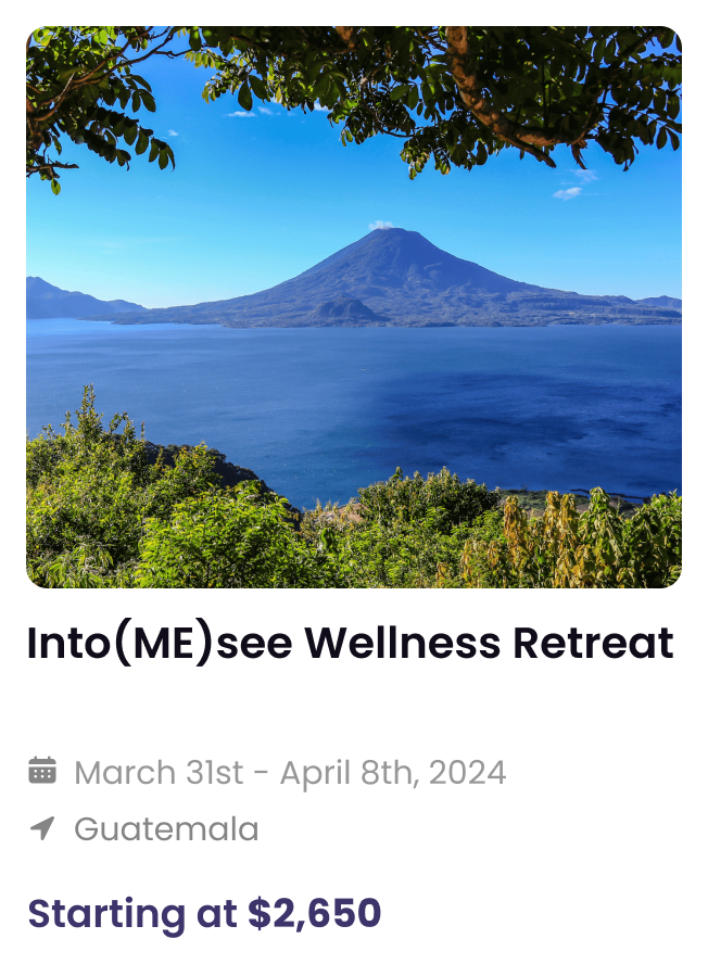 Into Me See Wellness Retreat booking card
