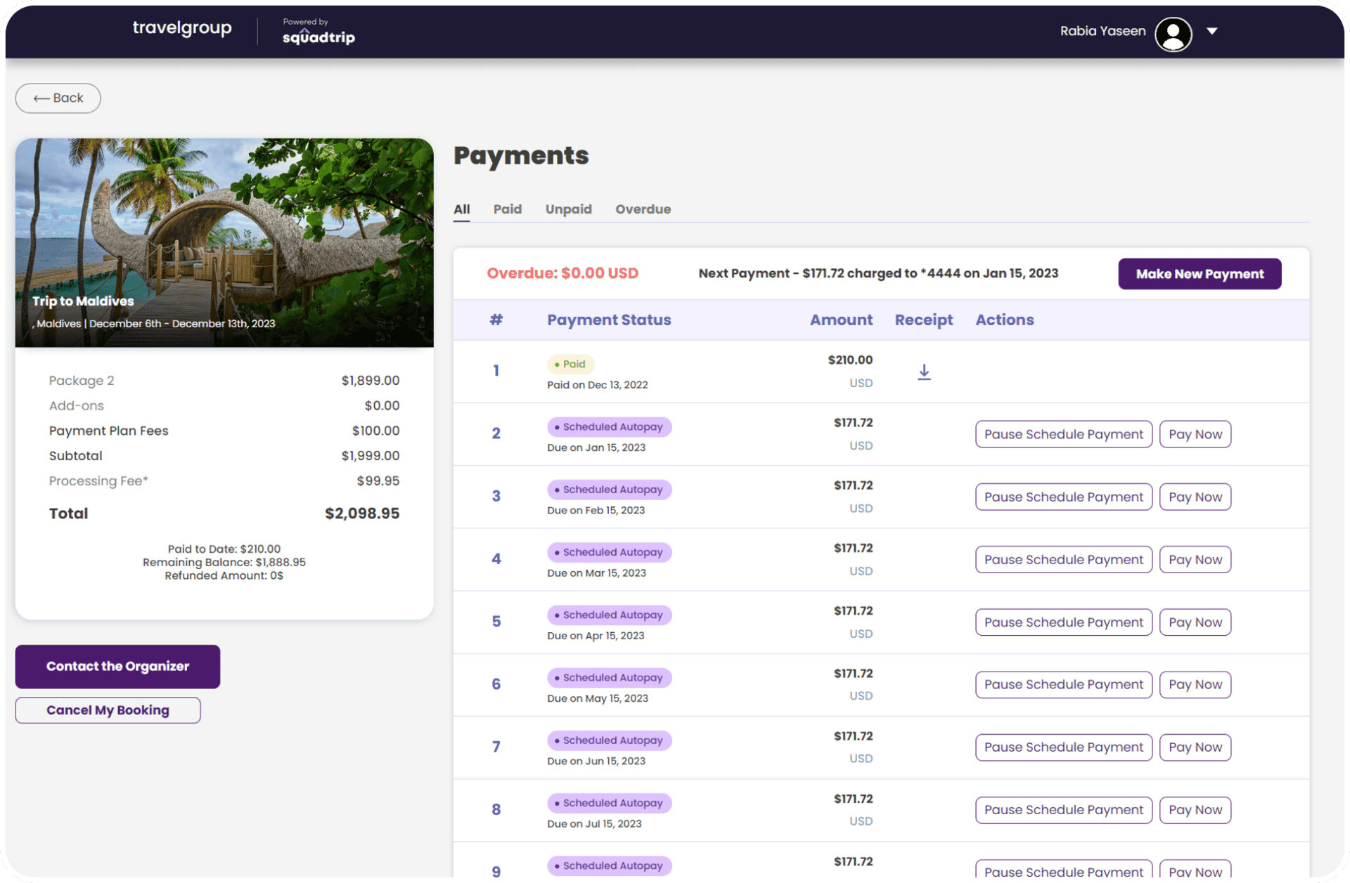 Travel with SquadTrip