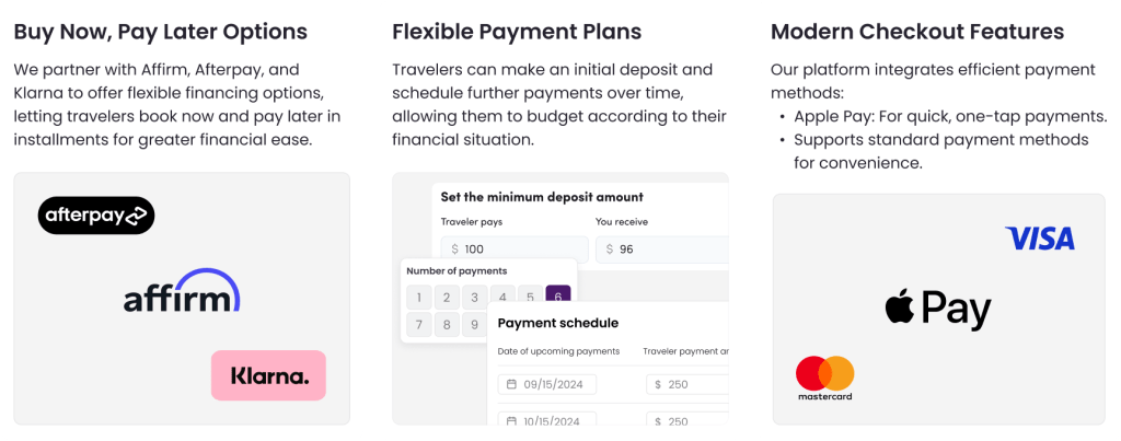 SquadTrip|Build a Professional Checkout Experience for your Group Trips